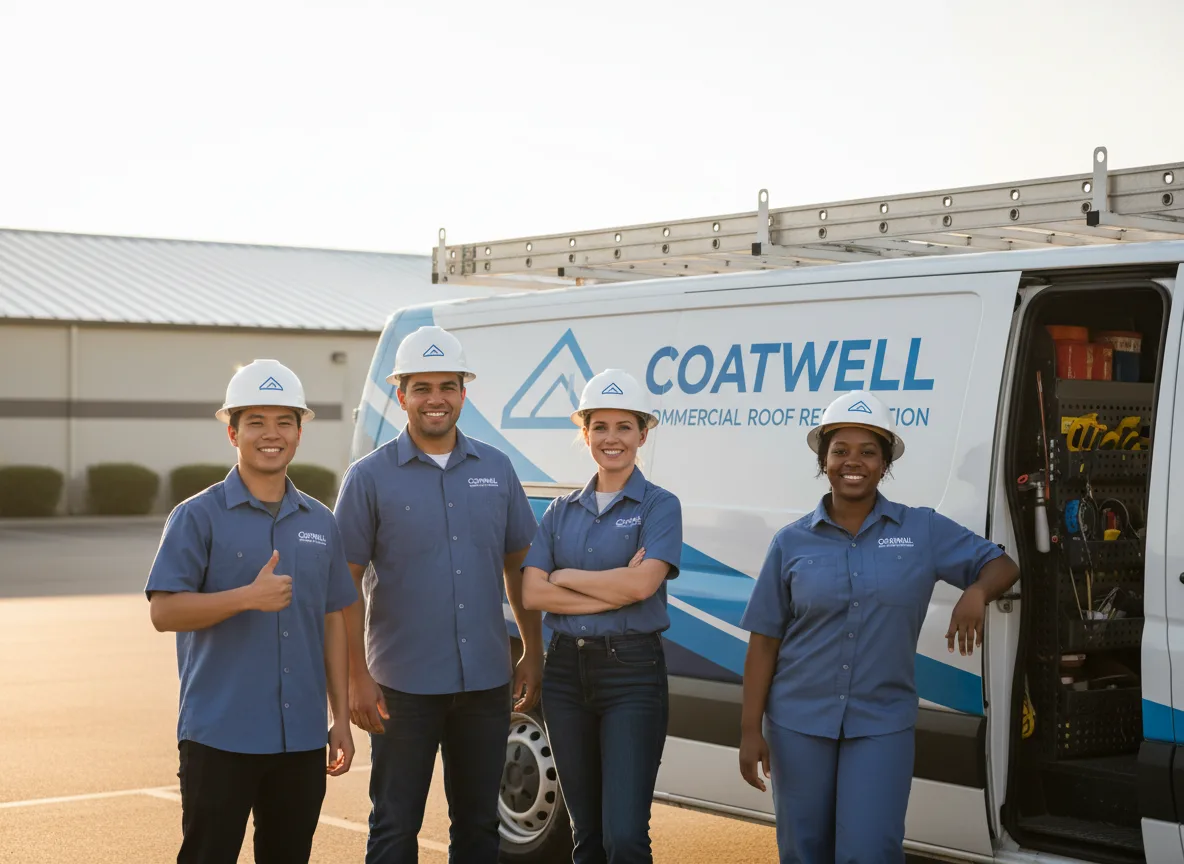 Commercial roof coating company in Forbes, MN